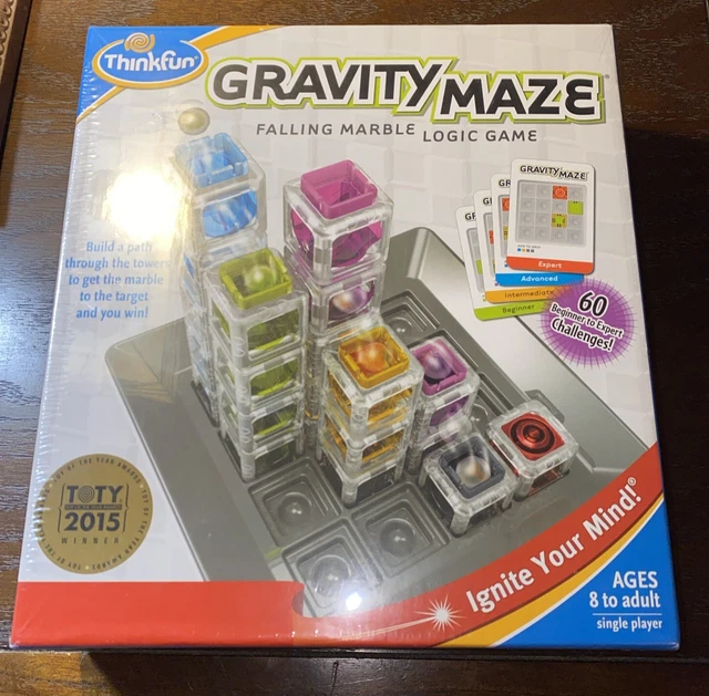 THINKFUN GRAVITY MAZE Falling Marble Logic Game NEW SEALED 39.31
