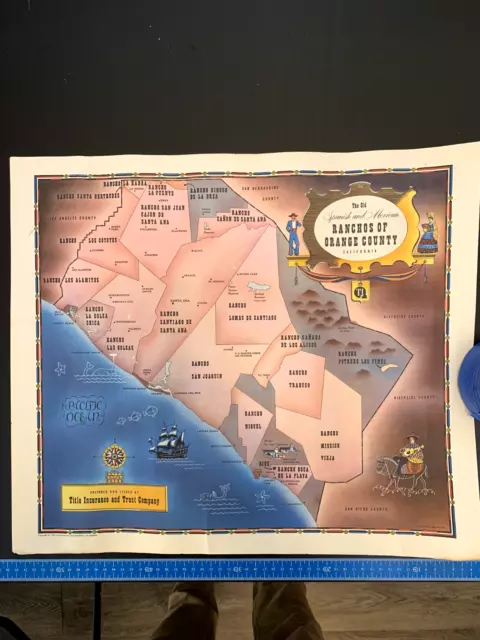 Ranchos of Orange County - Historic Map of the Original Ranchos of Orange County