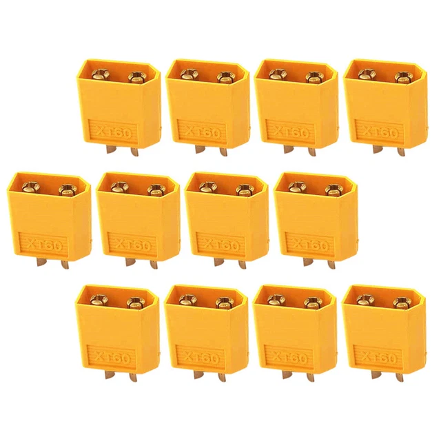 20 Pezzi Connettori Amass MR30 Maschio E Femmina Con Guaina – Per Lipo Batteria RC, Multicopter, ESC E Motori – Placcati Oro 30A - 4