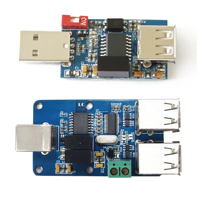 Usb Ac Coupling Usb 1/4 CHANNEL ISOLATOR Module ADUM3160 USB to USB Isolator Board Coupling ...