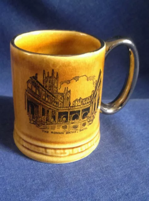 Britannia Designs Souvenir of Bath. The Roman Baths. Small Tankard.