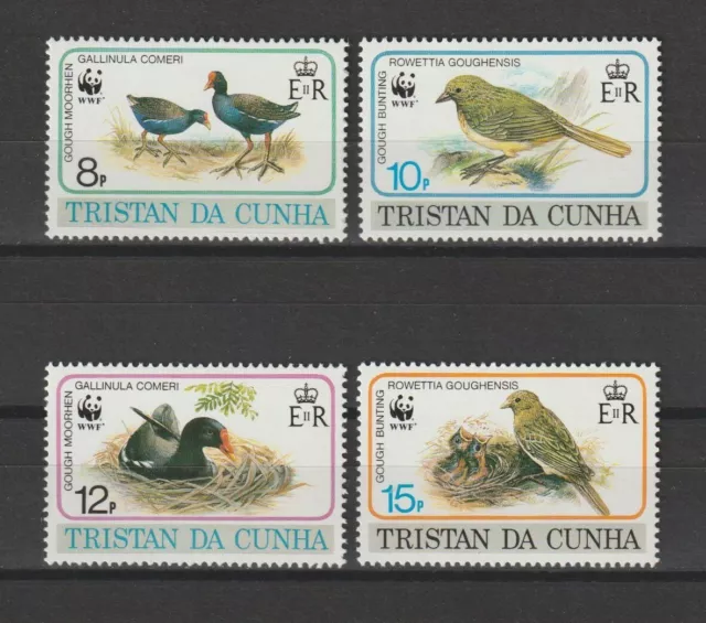 Tristan Da Cunha 1991 Wwf Sg 518/21 Mnh