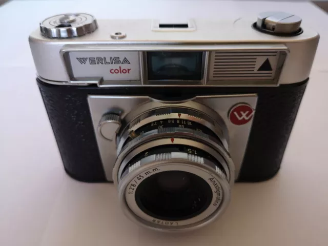 Werlisa Color Certex Fotocamera 35 mm anni 60 con custodia