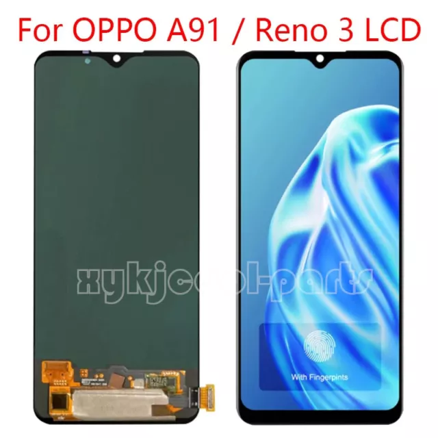 6.4" OLED/TFT For Oppo A91,Oppo Reno 3 LCD Display Touch Screen Digitizer Repair