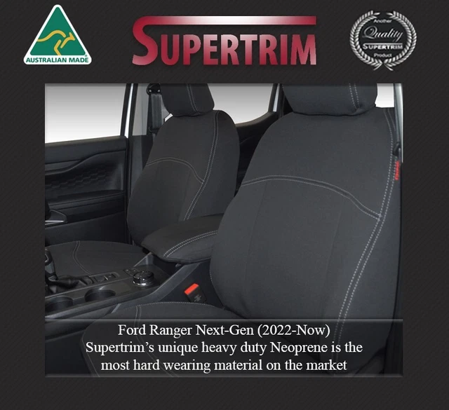 FORD RANGER NEXTGEN (2022Now) Neoprene Seat Covers FRONT(Fullback No