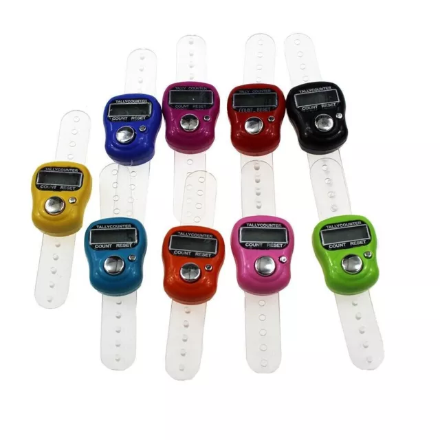 Digital Finger Ring Tally Counter Hand Held Knitting Row counter  LCD Screen