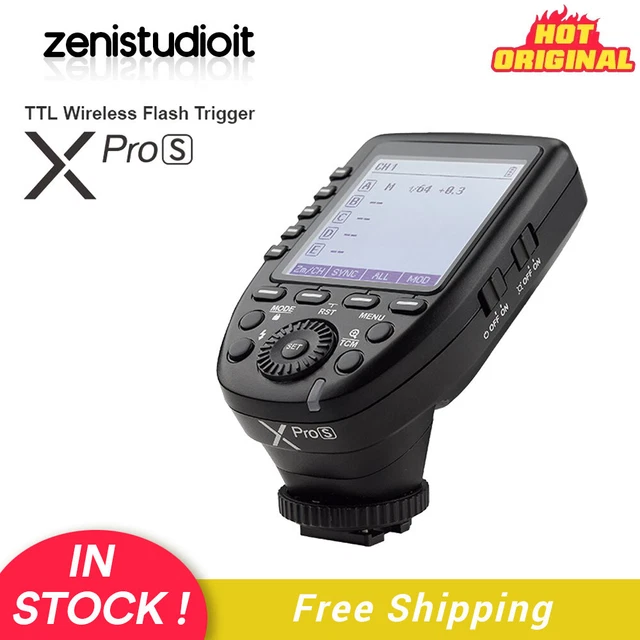 US Godox XPro-S 2.4G Wireless TTL HSS Flash Transmitter Trigger For Sony Camera