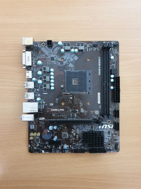MSI A320M-A PRO AM4 Micro-ATX Motherboard Spares And Repair £21.50 ...