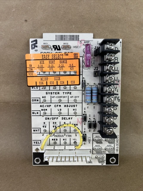 Carrier Bryant Payne HK61EA005 Easy Select Control Circuit Board