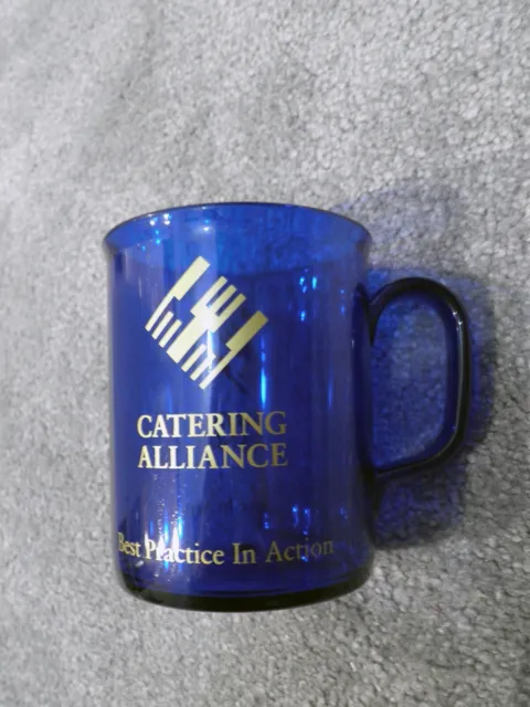 Catering Alliance Plastic Mug, Transparent Blue (Brand New)