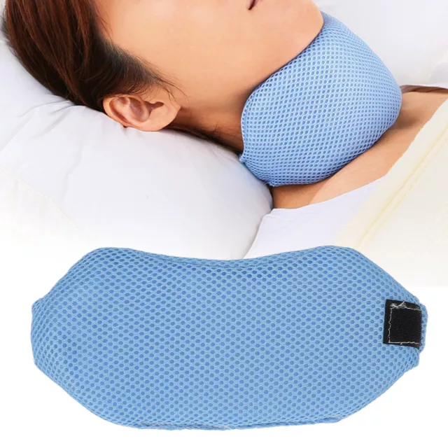 Juego de correas de barbilla para prevenir ronquidos para el cuello para dormir por la noche