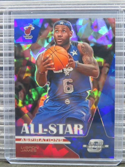 2019-20 Contenders Optic Lebron James All-Star Aspirations Blue Ice Prizm #20