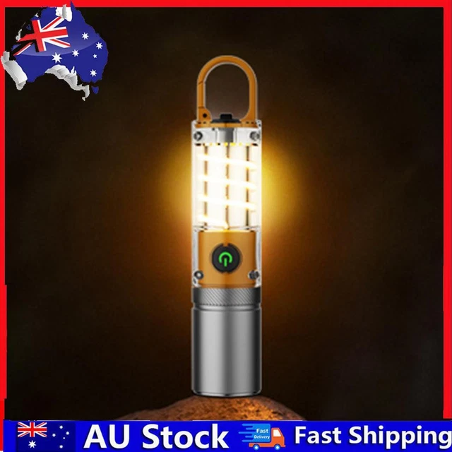 CAMPING LANTERN FLASHLIGHT USB Charging Torch for Power Outages (White
