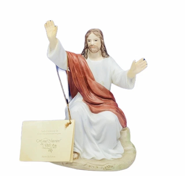 JESUS CHRIST FIGURINE Sermon on mount HOMCO statue Greatest stories