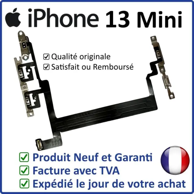 Iphone 13 Mini - Nappe Des Boutons Power Volume Mute Assemblée Avec Supports