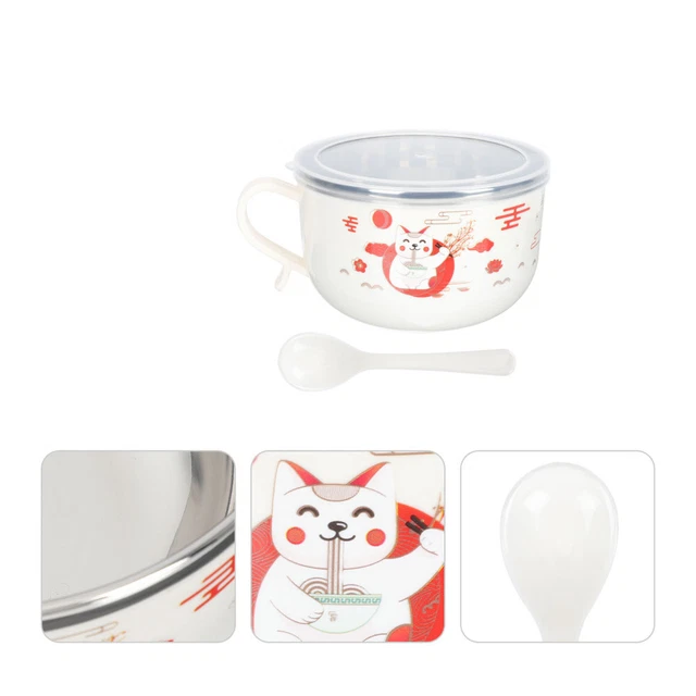 Bol En Acier Inoxydable Bol Pour Enfants Bento Micro-ondable Bol Chaud