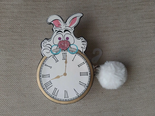 DISNEY PRIMARK ALICE In Wonderland White Rabbit Purse EUR 8,00