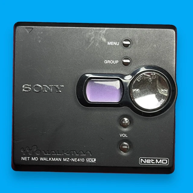 SONY MZNE410 NET MD Walkman Portable MiniDisc Player Recorder Tested