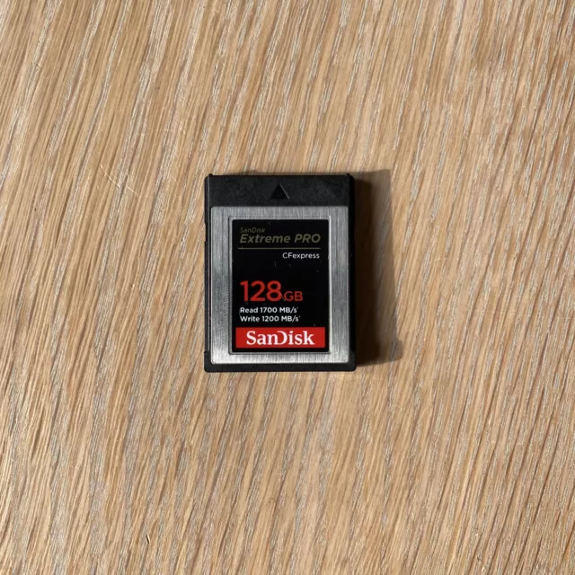 SanDisk Extreme Pro 128 GB 1700 MB/s - CFexpress Memory Card (SDCFE-128G-GN4NN)