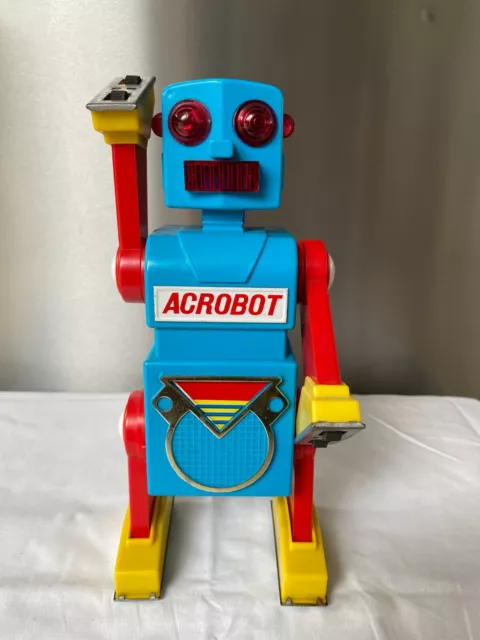 Vintage Space toy Yonezawa Robot Roboter, Acrobot , Japan