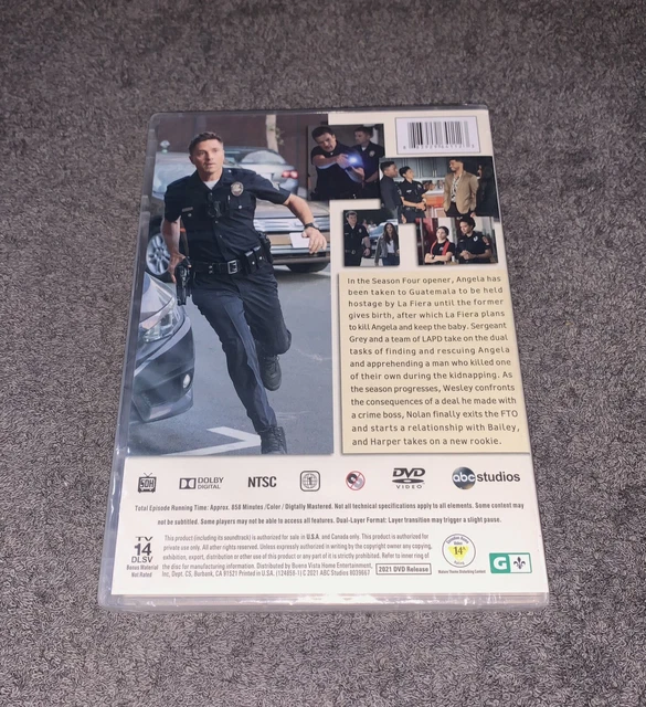 THE ROOKIE - SEASON 4 - DVD Region 1 - Nathan Fillion - New/Sealed - The Rookie 2