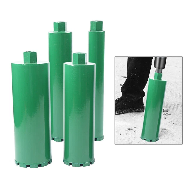 Wet Diamond Core Drill Bits (2/3/4/5") Drilling Reinforced Concrete Coring Bits