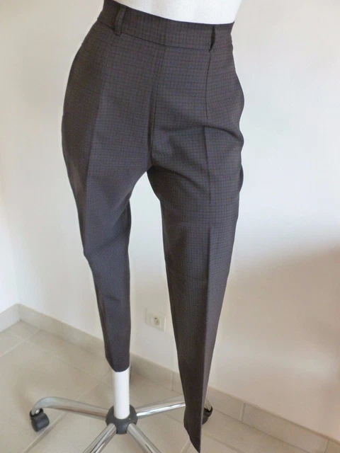 Pantalon Gris Et Noir Styled In Italy Taille XL (taille Petit) - Neuf Avec étiquettes
