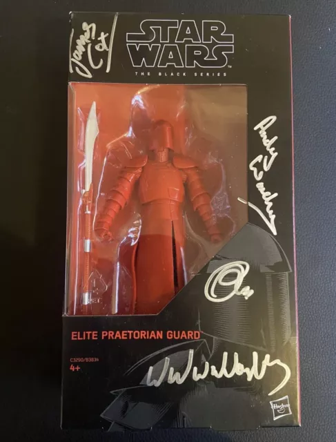 Figura de acción de la Guardia Pretoriana de Star Wars firmada por especialistas x4