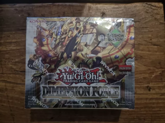 Yu-Gi-Oh Dimension Force Booster Box 24 Packs New & Sealed 1st Edition Yugioh