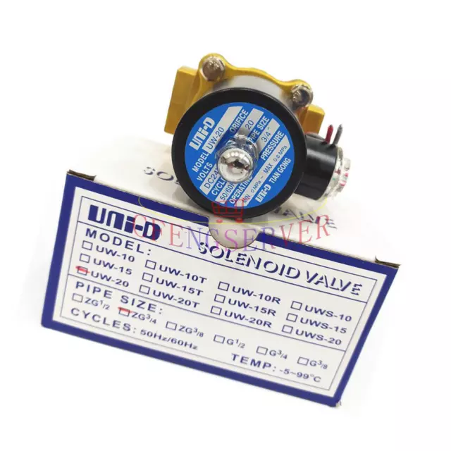 1PC New UNI-D UW-20 DC24V Solenoid Valve