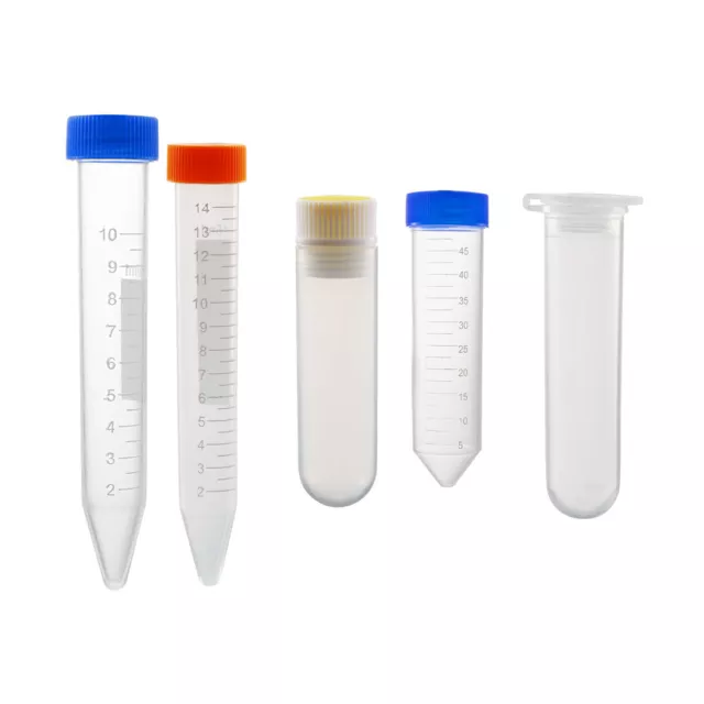 Plastic Centrifuge Tubes with Cap 0.1ml 0.5ml 2ml 7ml 10ml 20ml 30ml 50ml 100ml