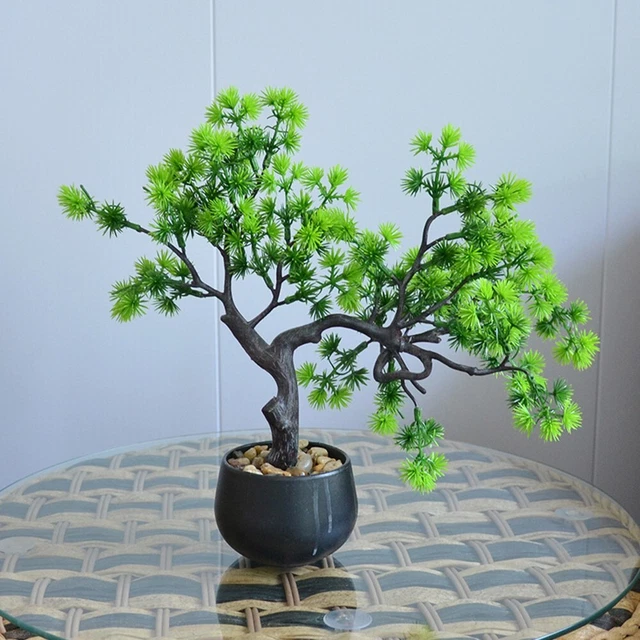 Plante Artificielle Décorative Réaliste - Sans Entretien, Ornement Vert Pour Bureau, Maison, Intérieur - Fausse Plante En Pot - 3