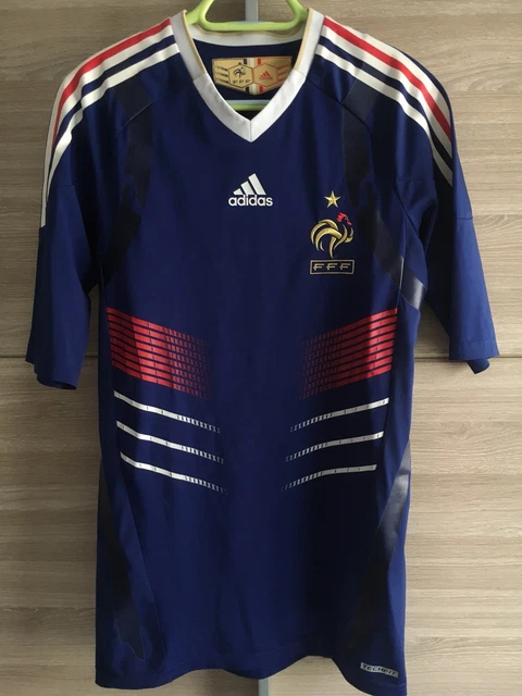Maillot Domicile Équipe De France Adidas Techfit 2010-2011, Taille XL