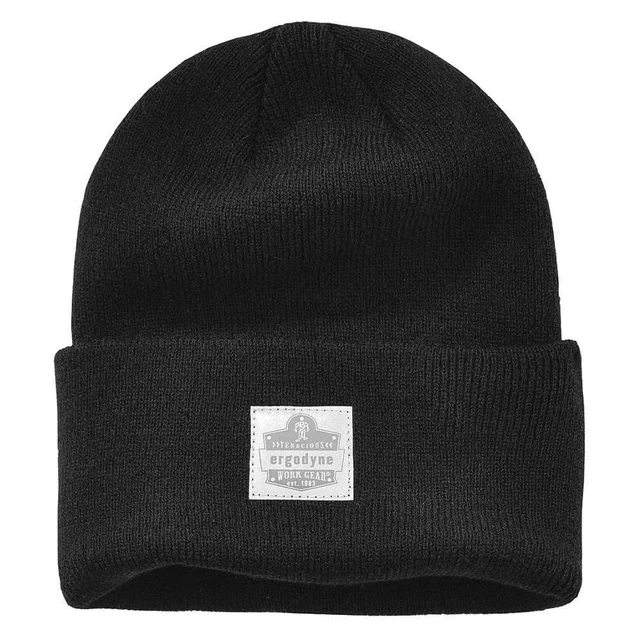 N-FERNO BY ERGODYNE 6806 Knit Cap,Over The Head,Universal,Black