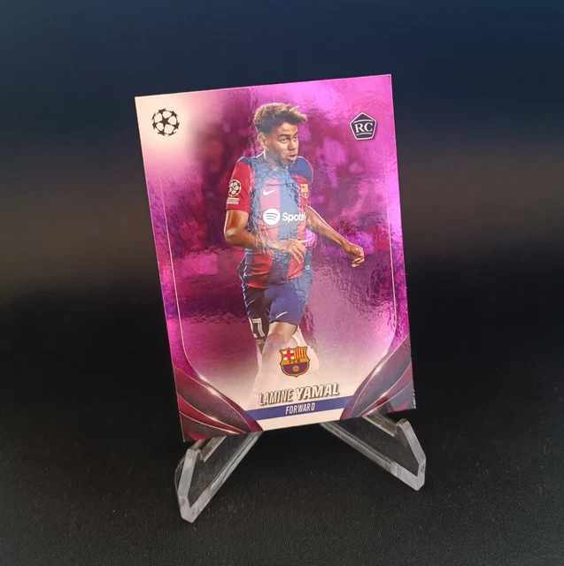 TOPPS UEFA CLUB Competition - Lamine Yamal RC #64 Pink $38.22 - PicClick CA