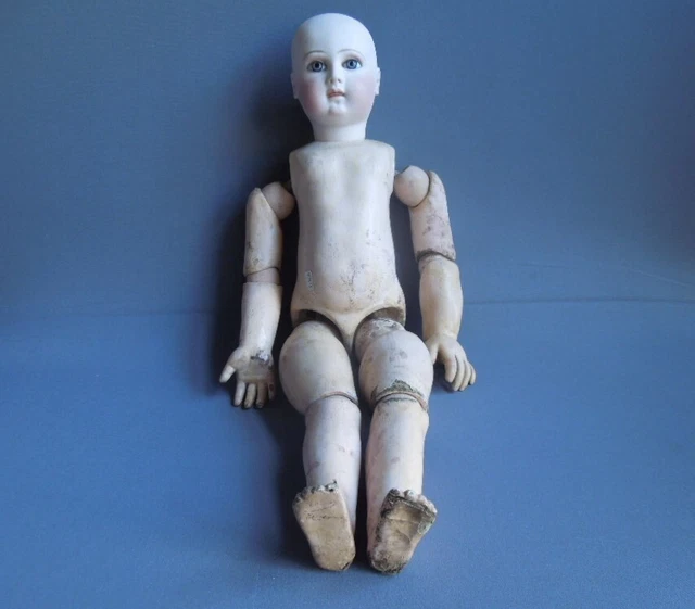 POUPEE JUMEAU ANCIENNE Tête Porcelaine Corps A Restaurer Medaille D'or