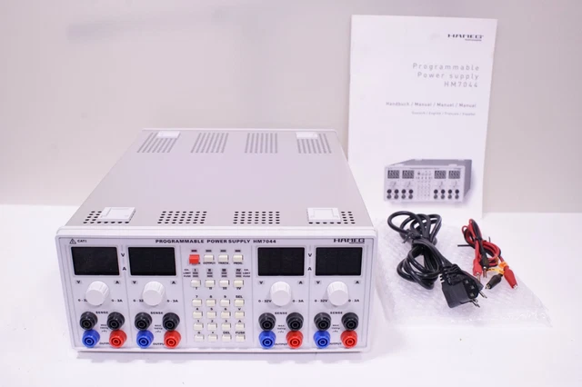 Hameg HM7044 Quadruple High Performance Programmable Power Supply 384W, 0-32VDC