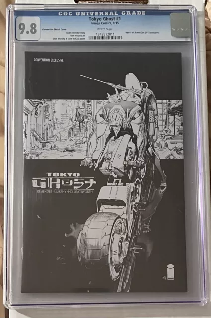 Tokyo Ghost #1 Image New York Comic Con Variant CGC 9.8 Very Rare High Grade