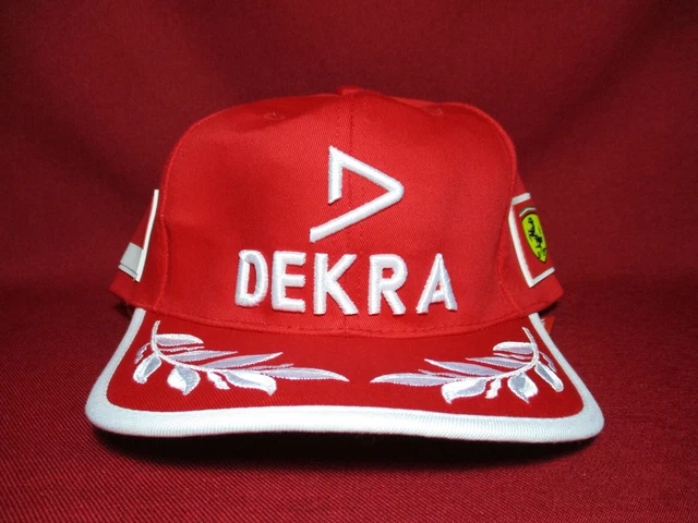 Ferrari Michael Schumacher Dekra Official Vintage Formula 1 F1 GP Hat Cap NWT