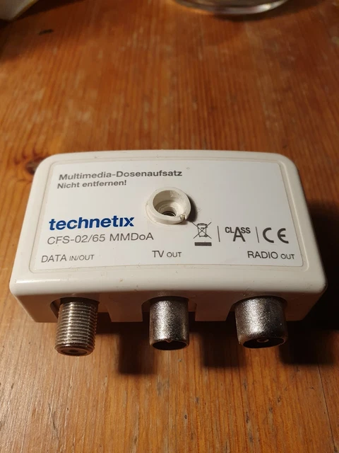 TECHNETIX CFSX-02/65 MMDOA Multimedia Dosenaufsatz - Data TV Radio EUR ...