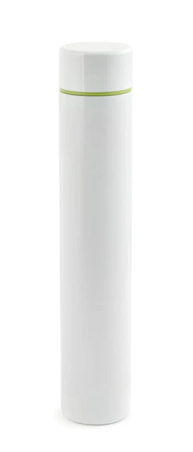 Kikkerland Slim Bottle White 8 oz White Slim White