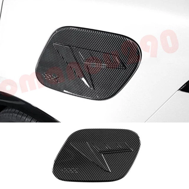 FOR KIA SPORTAGE 2023 2024 Carbon Fiber Look Fuel Tank Cap Oil Gas