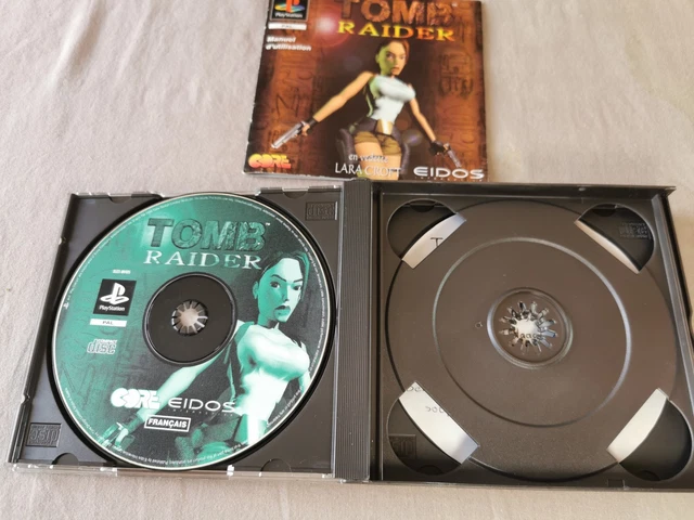 Jaquette Arrière Seule Du Jeu PS1 Tomb Raider 3 - Bon état, Pour Collectionneurs