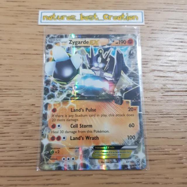MINT/NM Condition Zygarde EX XY151 Holo/Shiny Pokemon Card, Black Star Promo