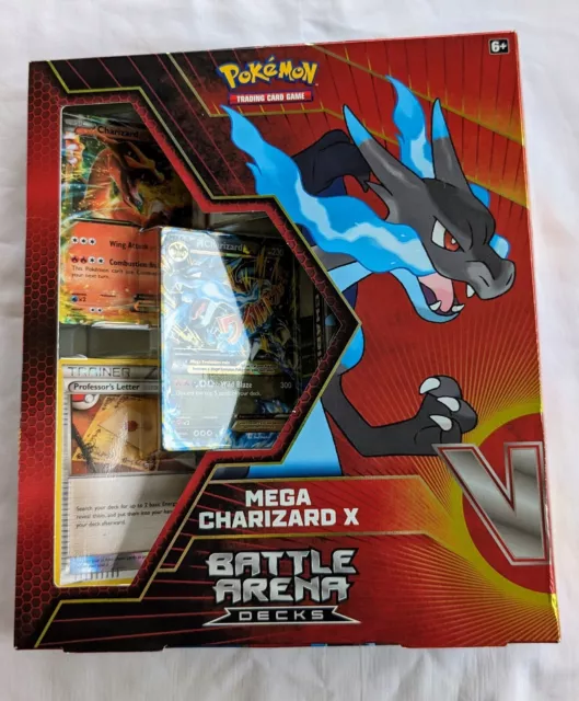 Pokemon Mega Charizard X Battle Arena Deck - TCG Cards EX - Recaptured LTD