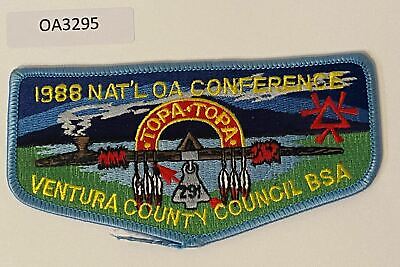 Boy Scout OA 291 Topa Topa Lodge 1988 NOAC Flap