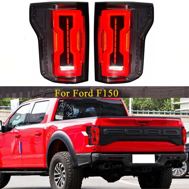 SMOKED LED TAIL Lights For Ford F150 2015 2019 Sequential Rear Lamp