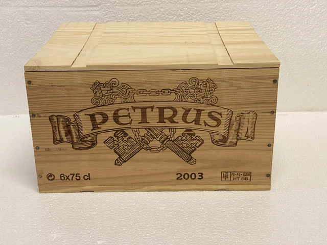 Chateau Petrus 2003 - CBO Vide (Original Empty Wine Box)