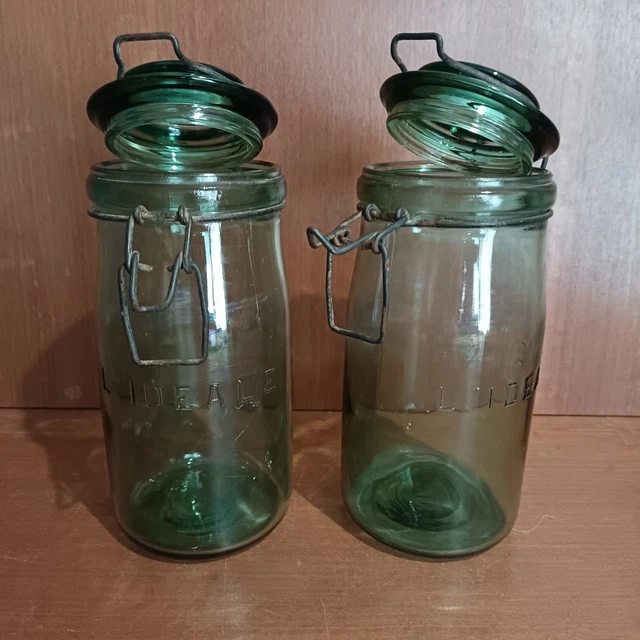 Ancien bocal à confiseries en verre