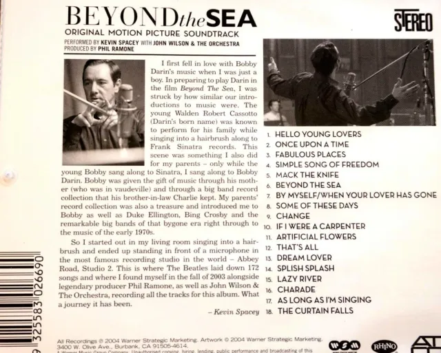 Beyond The Sea - Original Motion Picture Soundtrack  -  CD, VG 2